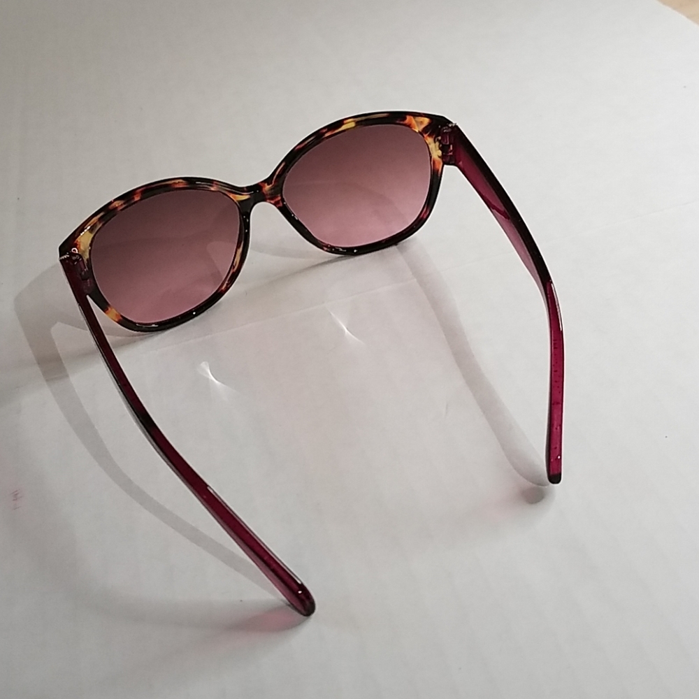 Raspberry glitter tortoise shell frames SG1 - Picture 6 of 6